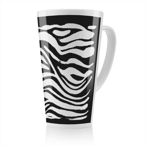 Benjamin Tate Design Zebra Print Latte Mug