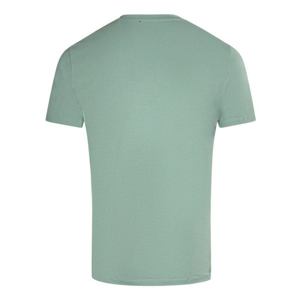 Balmain Brand Embossed Logo T-Shirt - Green