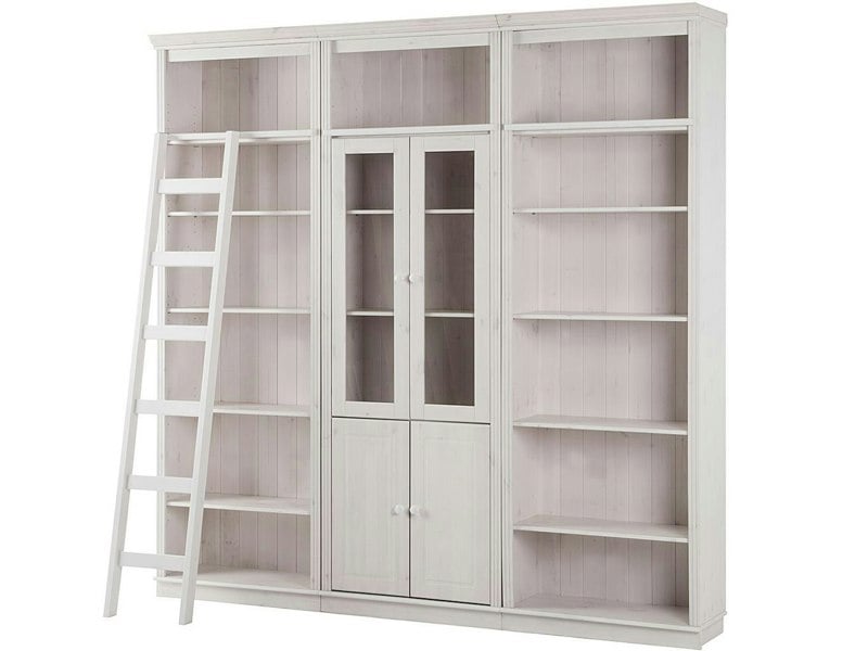 Dorel Home Anita Wall Unit D in White Lacquer