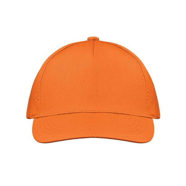 MidOcean Buzz 5 Panel Baseball Cap - Orange - 