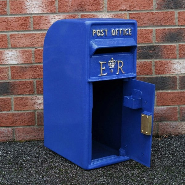 Monstershop Blue Scottish Post Box