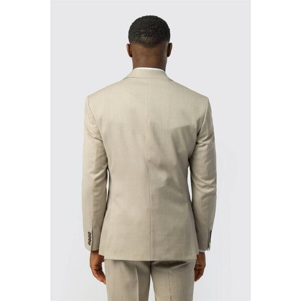 Ted Baker Tailored Fit Super 100s Taupe Twill Jacket