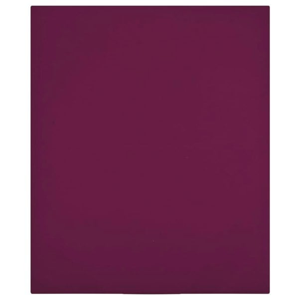 Berkfield Jersey Fitted Sheets 2 pcs Bordeaux 160x200 cm Cotton
