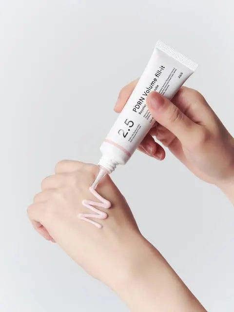 Abib PDRN Volume Cream – Professional-grade "Topical Structural Volumizer & 24-Hour Non-Sticky Needle-Free Filler" for an airbrushed profile, shop at Atelier De Glow UK.