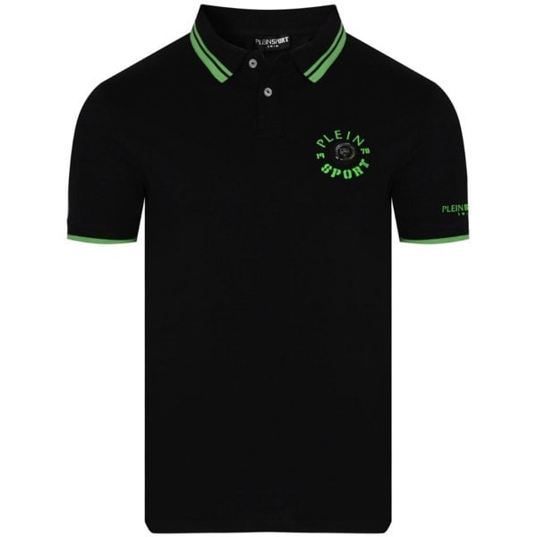 PLEIN SPORT PS25MPL02 BLACK Polo Shirt MALE S