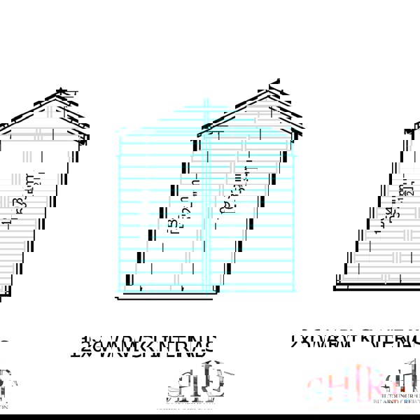 Shire Warwick Double Door 12x6 12mm interlock Clad wooden Shed - Best Shed
