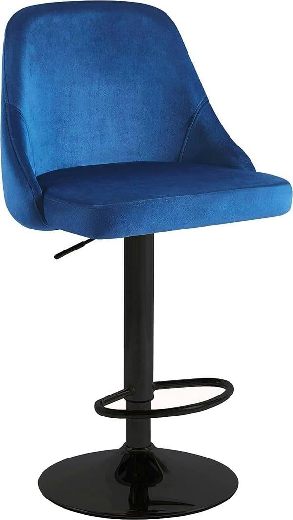 HYGRAD BUILT TO SURVIVE Adjustable Velvet Swivel Bar Stools – Set of 2 | HYGRAD®