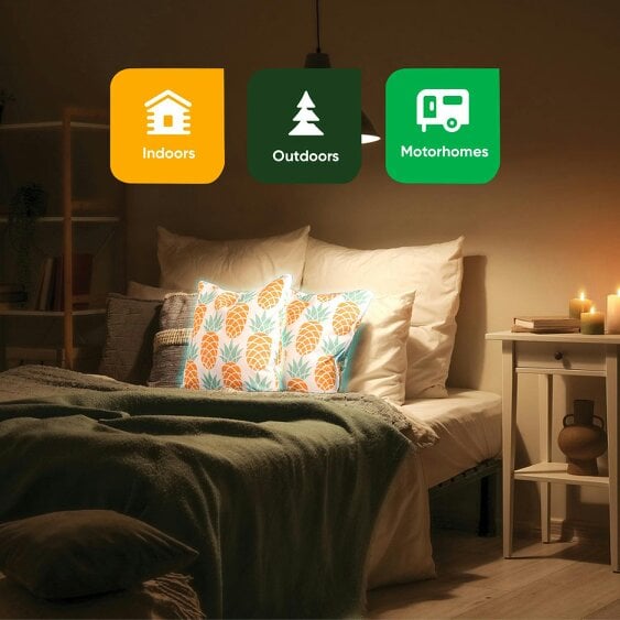 Gardenwize Pack of 2 Light-Up Pineapple Cushion Covers
