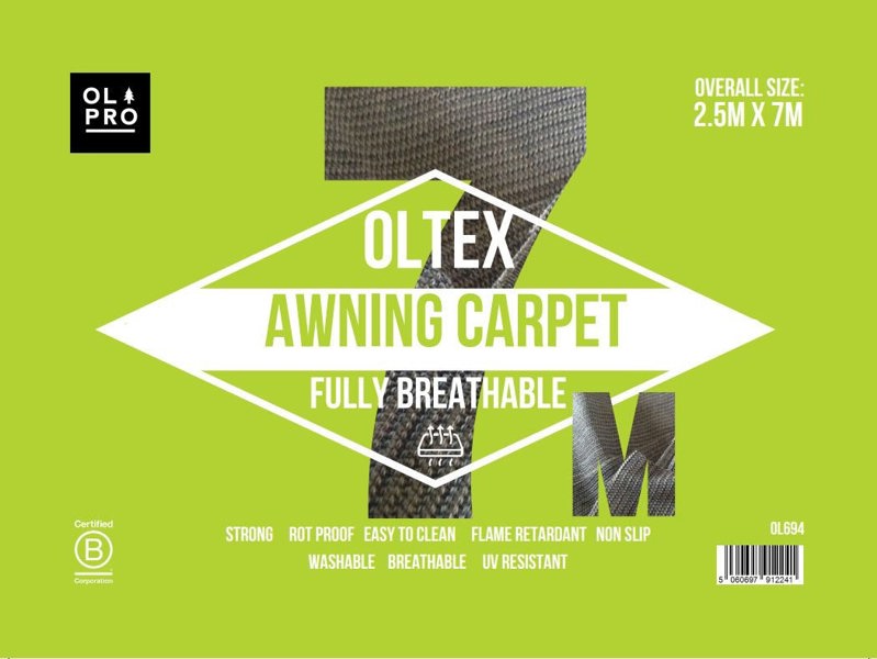 Oltex Breathable Awning Groundsheet 2.5m X 7m - Blue OLPRO