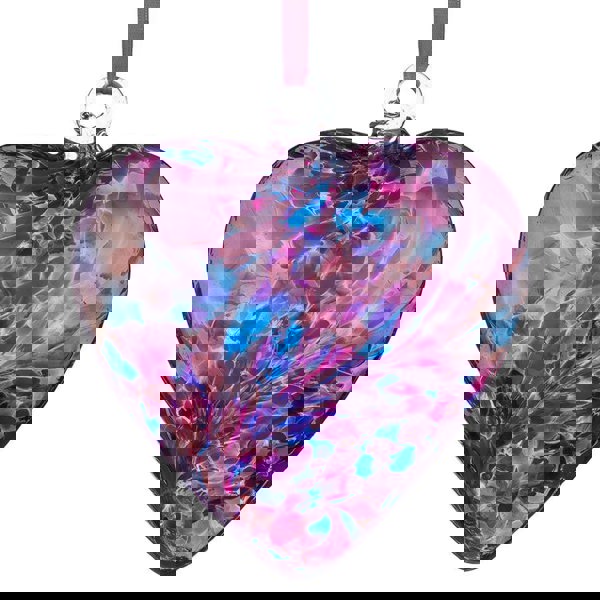 12cm Friendship Heart - Blue & Pink