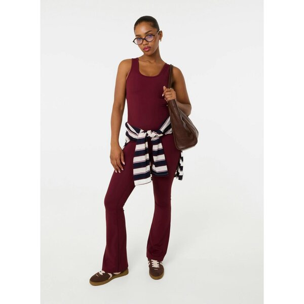 Pink Vanilla Ruched Bum Openback Unitard