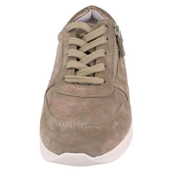DB Shoes Ladies DB Shoes Casual Wide Trainer With Removable Insole Arabia