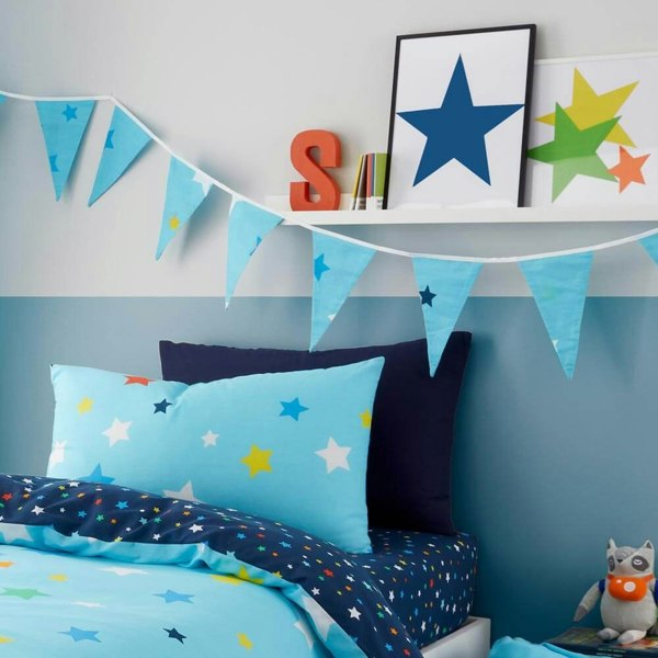 Multi Stars Bunting Bunting - Happy Linen Company