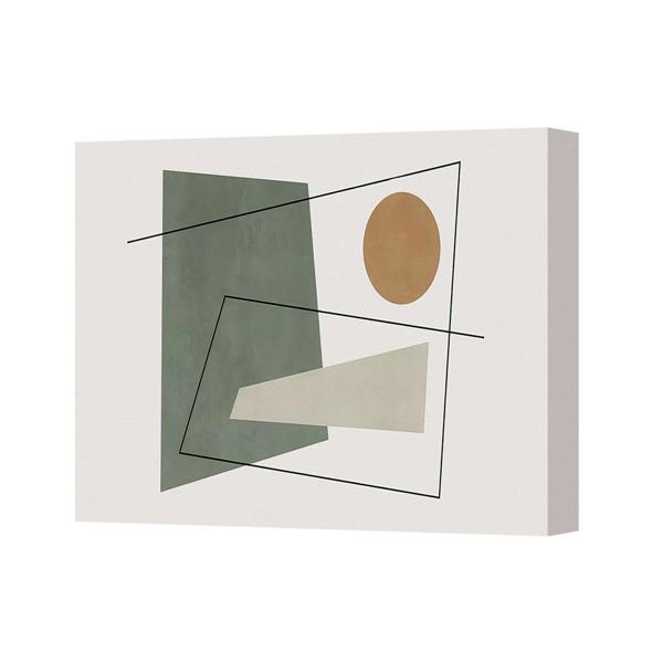 Benjamin Tate Design Abstract Geometric Canvas Wall Art Print 2451 Modern Minimalist Decor