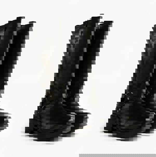 Woodland HIGH HARLEY Mens Leather Western Boots Black