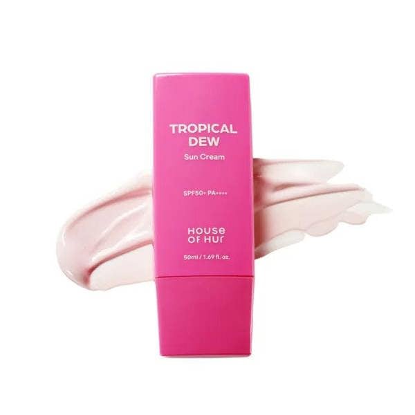 House of Hur Tropical Dew Sun Cream SPF 50+ PA++++ – 50ml hydrating chemical sunscreen with Coconut Extract available at Atelier De Glow UK.
