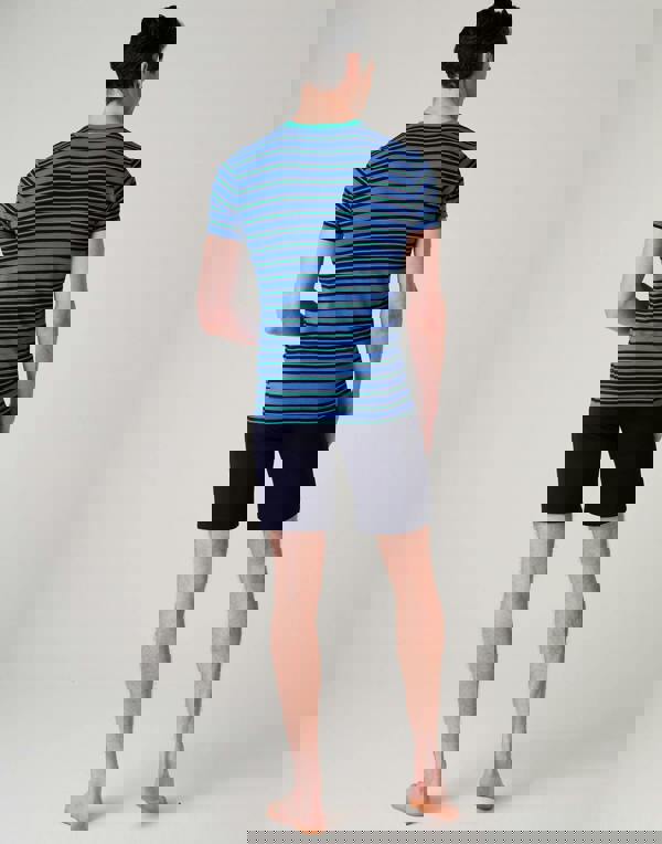 British Boxers Men's Bamboo Short Pyjama Set - Ultramarine