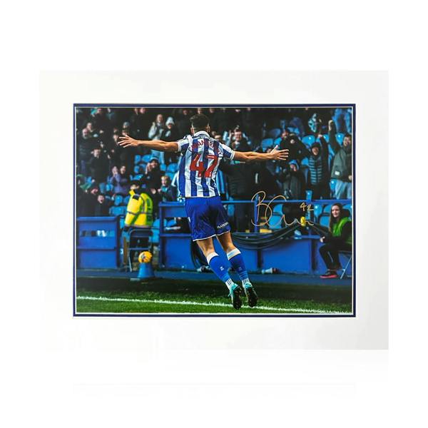Bailey-Tye Cadamarteri Signed Sheffield Wednesday Deluxe Mount