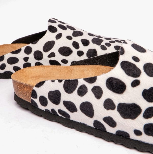 Rohe Rohde 6078-99 Womens Slippers Black White