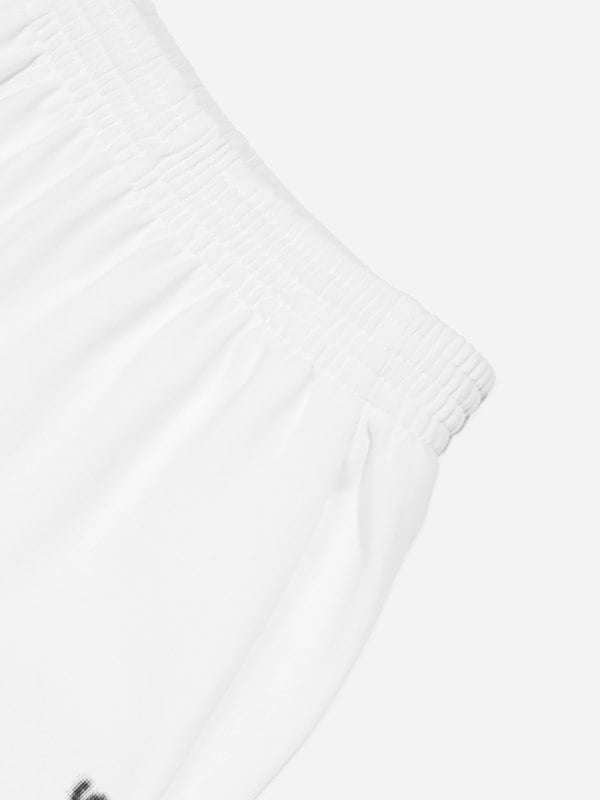 MM6 Maison Margiela Kids Logo Shorts in White