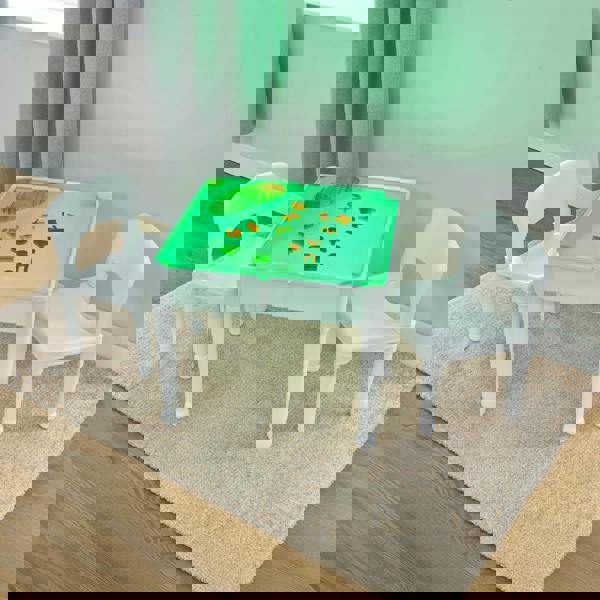 Liberty House Toys Light Table and Two Chairs Set