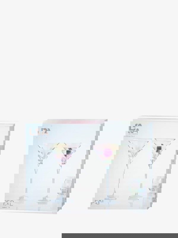 LSA Cocktail Glasses 300ml Mother of Pearl Finish Set of 2