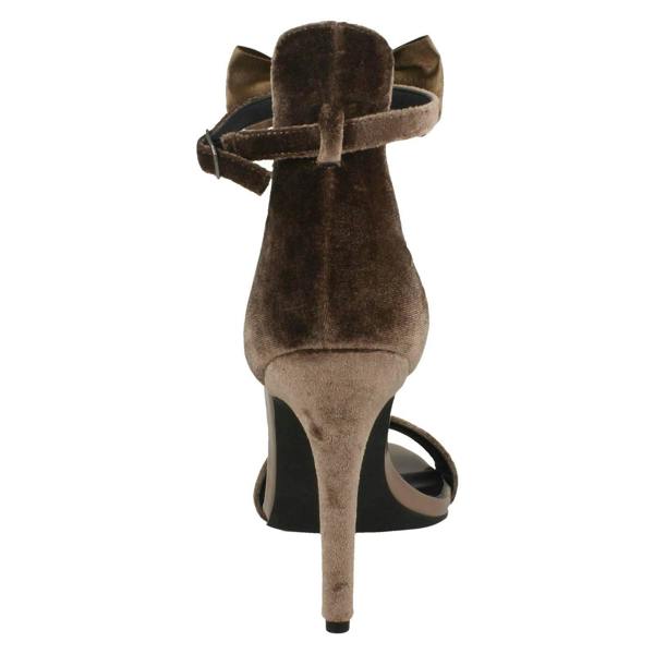Spot On Ladies Spot On Bow Ankle Strap Sandals