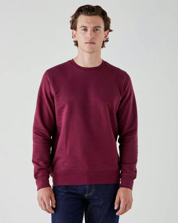British Boxers Men's Laid-Back Sweatshirt – Dark Plum