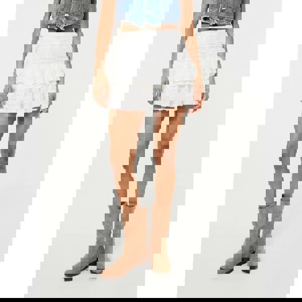 Pink Vanilla Frill Lace RaRa Mini Skirt