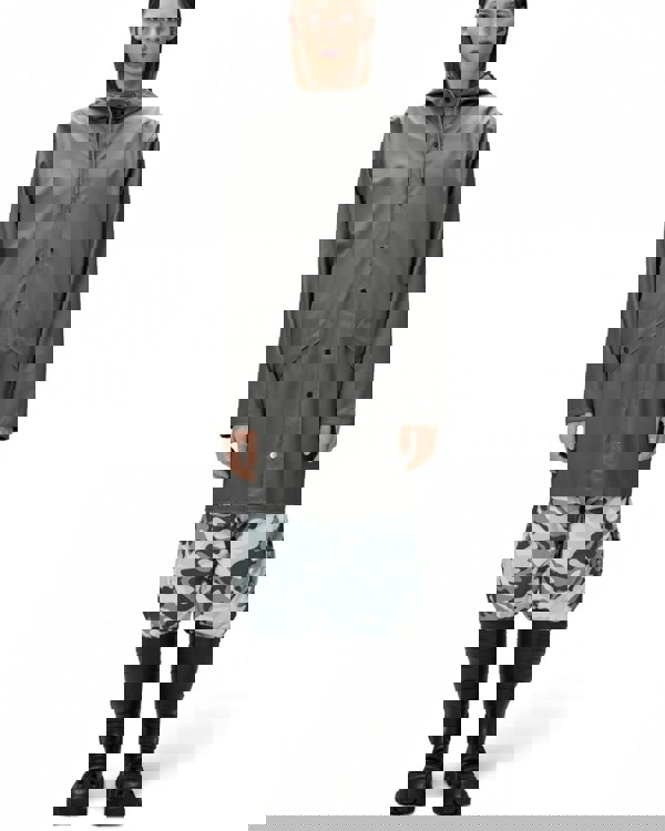 Rains Long Unisex Jacket - 13 Grey