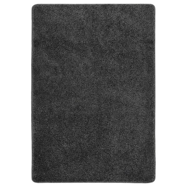 Berkfield Shaggy Rug Dark Grey 120x170 cm Anti Slip