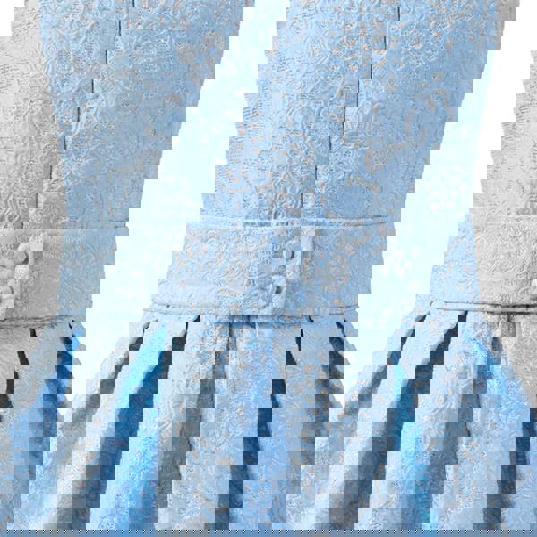 Rachel Riley Blue Damask Party Dress