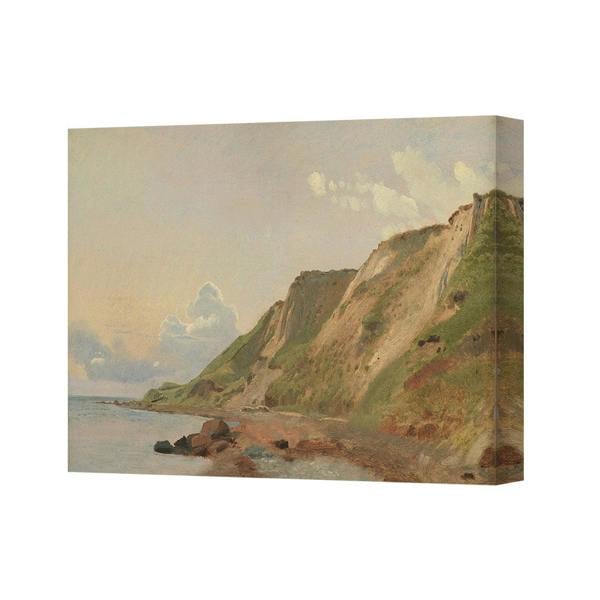 Benjamin Tate Design Coastal Cliff Landscape Canvas Print Seascape Wall Art Decor
