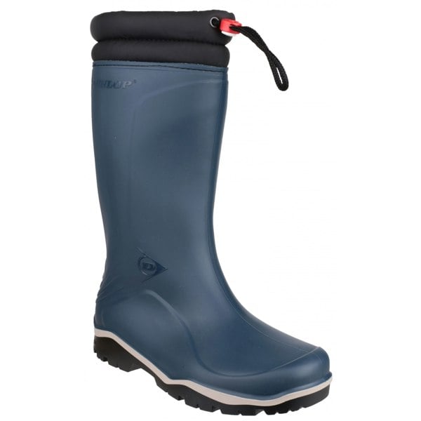 Dunlop Blizzard Unisex Mens Womens Wellington Boots - Blue/Black