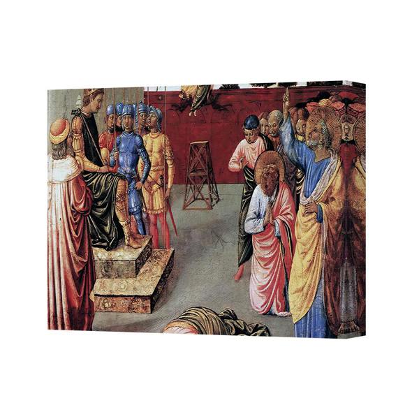 Benjamin Tate Design Religious Canvas Wall Art Medieval Scene Christ And Disciples