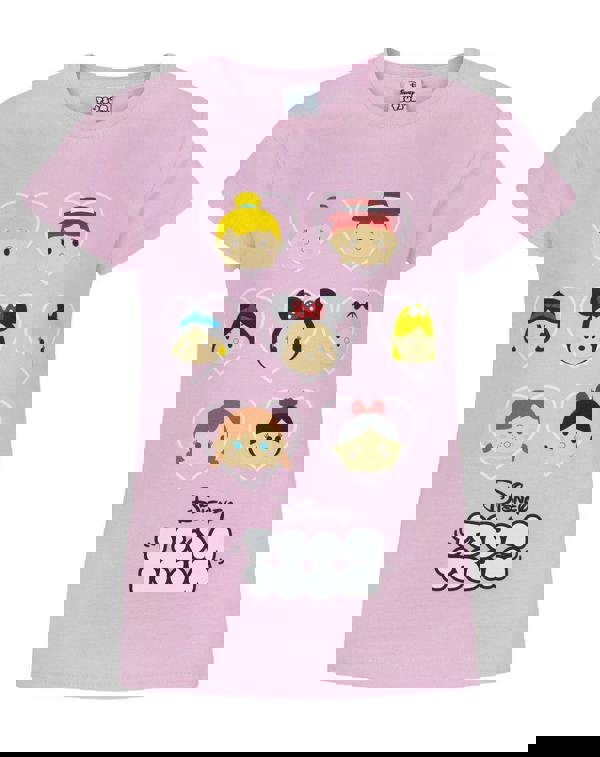 Disney Girls Pink Disney Tsum Tsum Short Sleeved T-Shirt