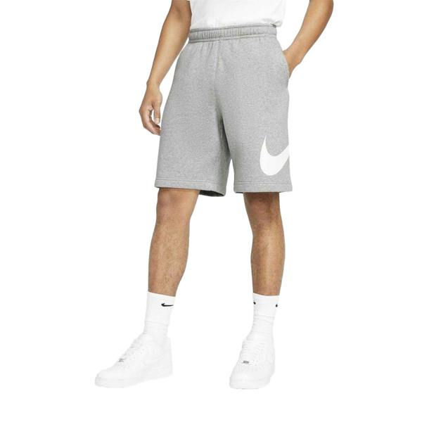 Nike Mens Club Fleece Sweat Shorts - Dark Grey/White - 