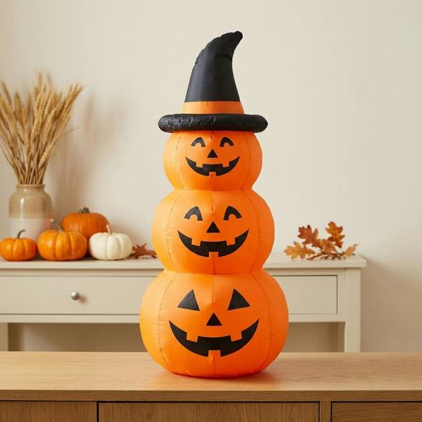Garden Greatness 4ft Inflatable Halloween Pumpkin Archway