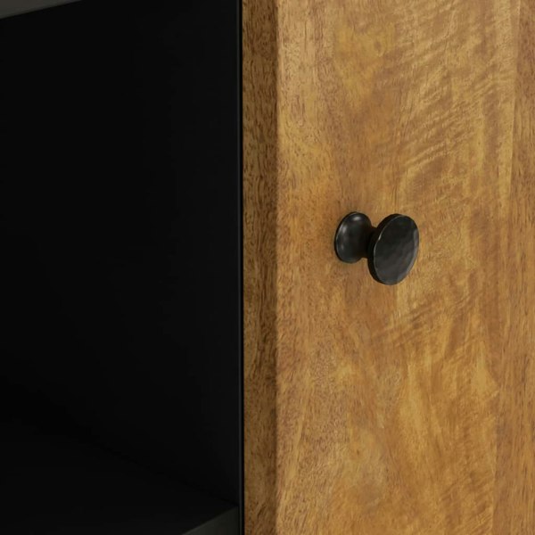 Berkfield Sideboard with 2 Doors 90x33x75 cm Solid Wood Mango