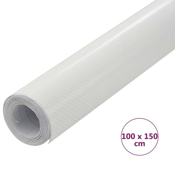Berkfield Car Film 4D White 100x150 cm