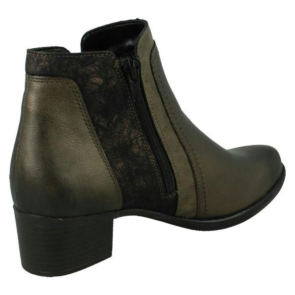 Remonte Ladies Remonte Dual Zip Ankle Boots R52172