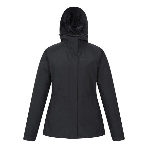 Mountain Warehouse Womens/Ladies Alaskan 3 in 1 Padded Jacket - Jet Black - 