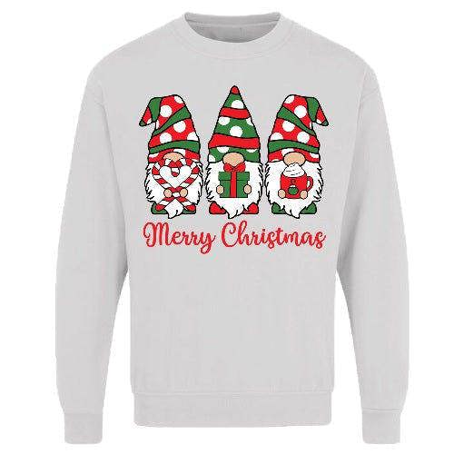 Adults XmasPrinted Sweatshirt - Merry Christmas