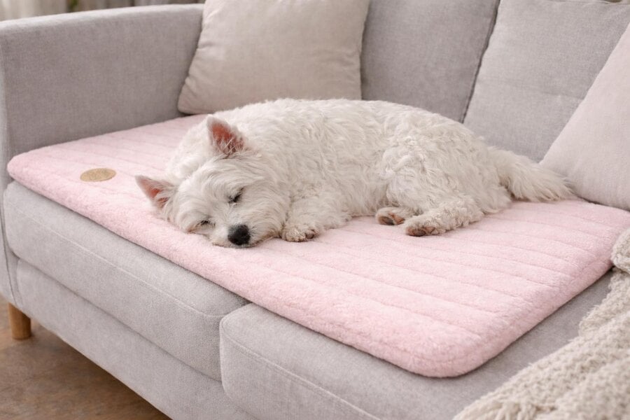 Snug and Cosy Pets Alaska Memory Foam Faux Fur Dog Pet Mat - Orthopaedic Support & British Design