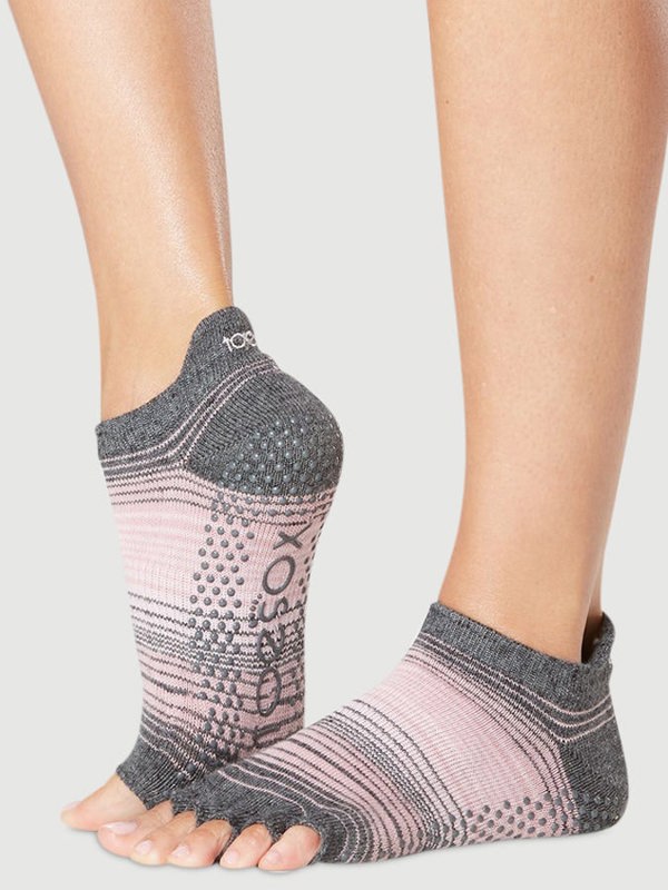 ToeSox Low Rise Half Toe Women's Yoga Grip Socks