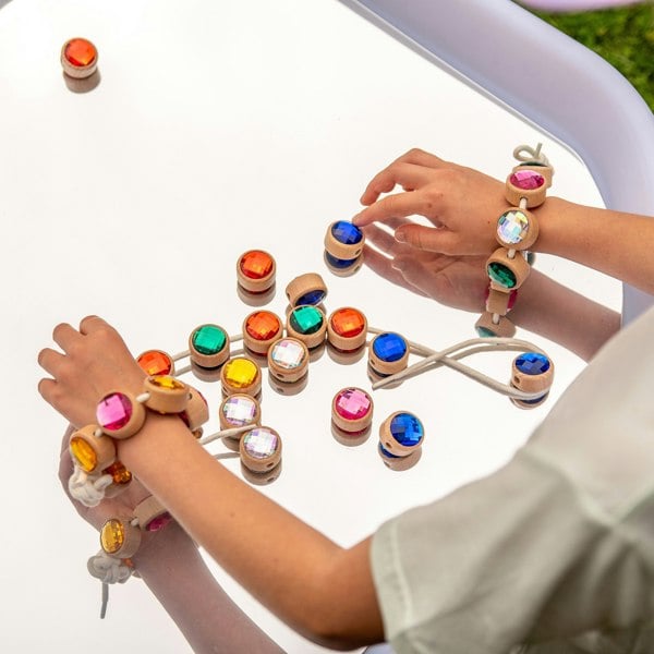 tickit Wooden Lacing Jewels