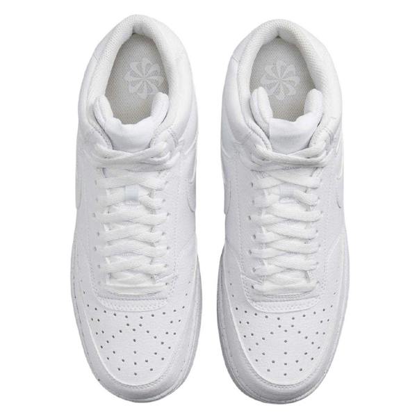 Nike Mens Court Vision Next Nature Synthetic High-top High Top Trainers - White - 