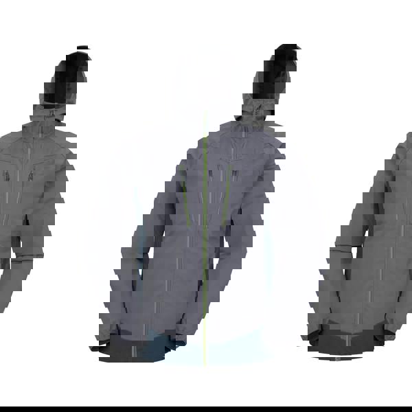 Mountain Warehouse Mens Ambit Lightweight Soft Shell Jacket - Dark Grey