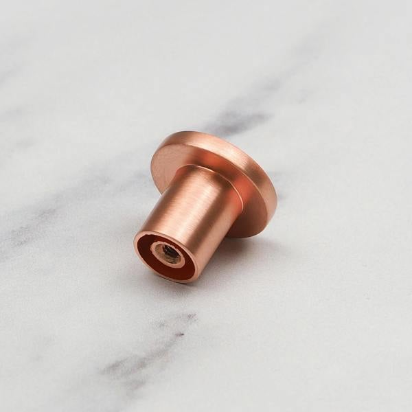 Handle & Home 25mm Satin Copper Disc Knob