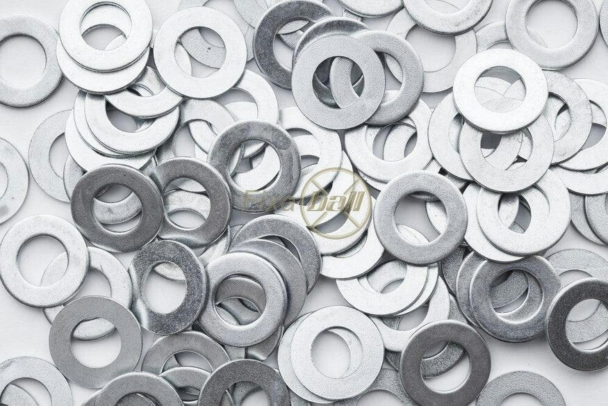 Fixaball Metric Washers Steel BZP Zinc Flat Form A DIN125 M3 - M30